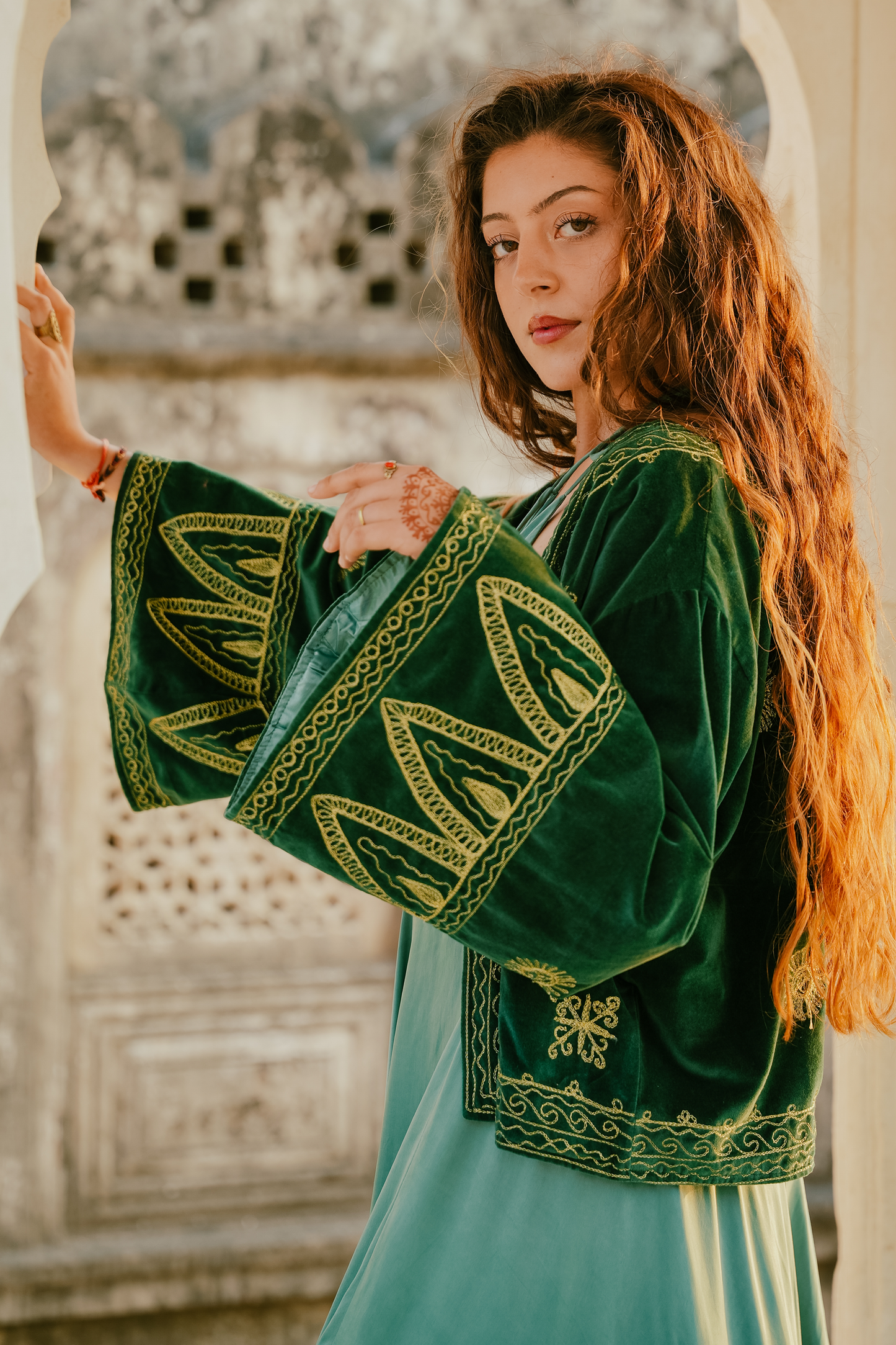 Indian Summer jacket Emerald