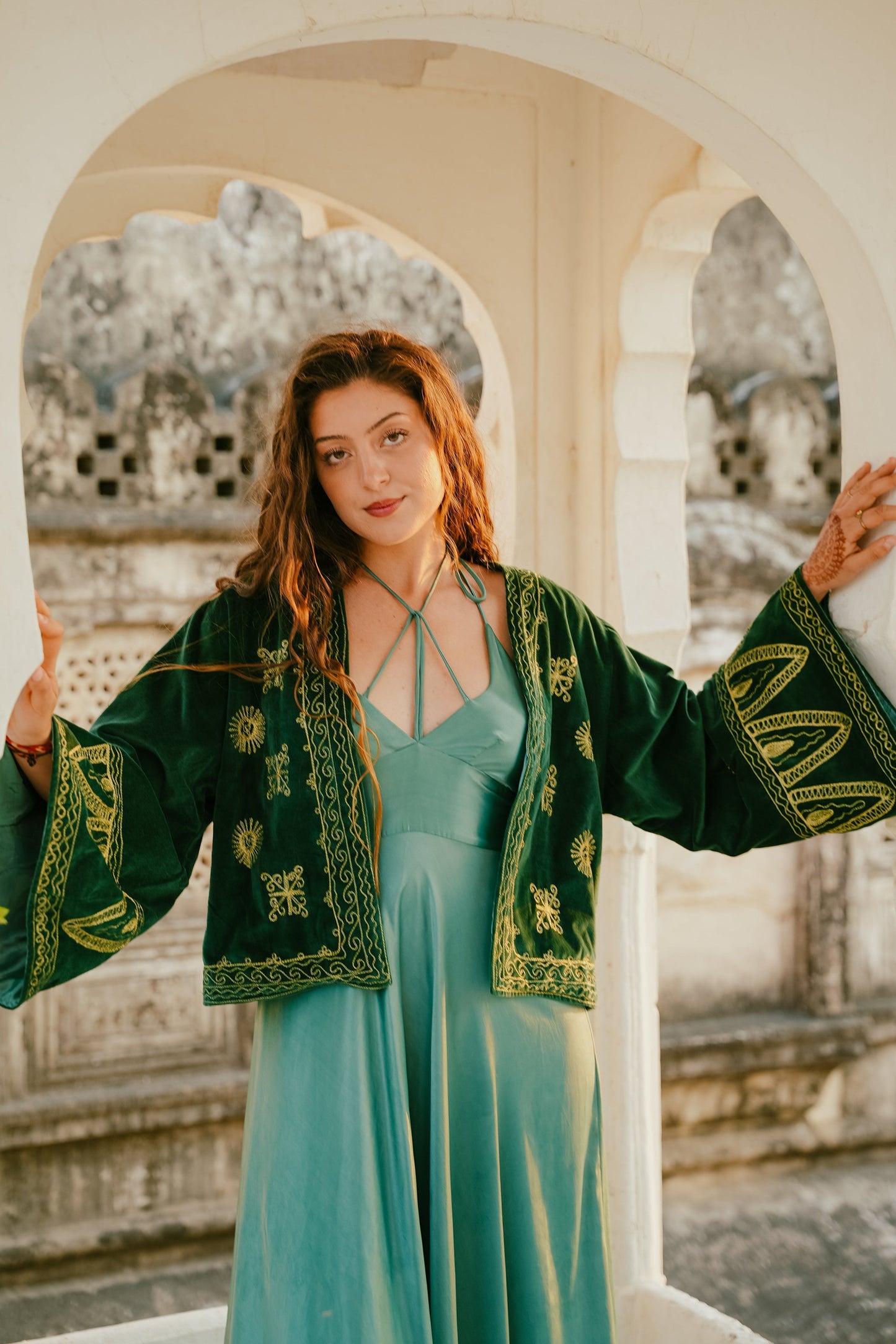 Indian Summer jacket Emerald