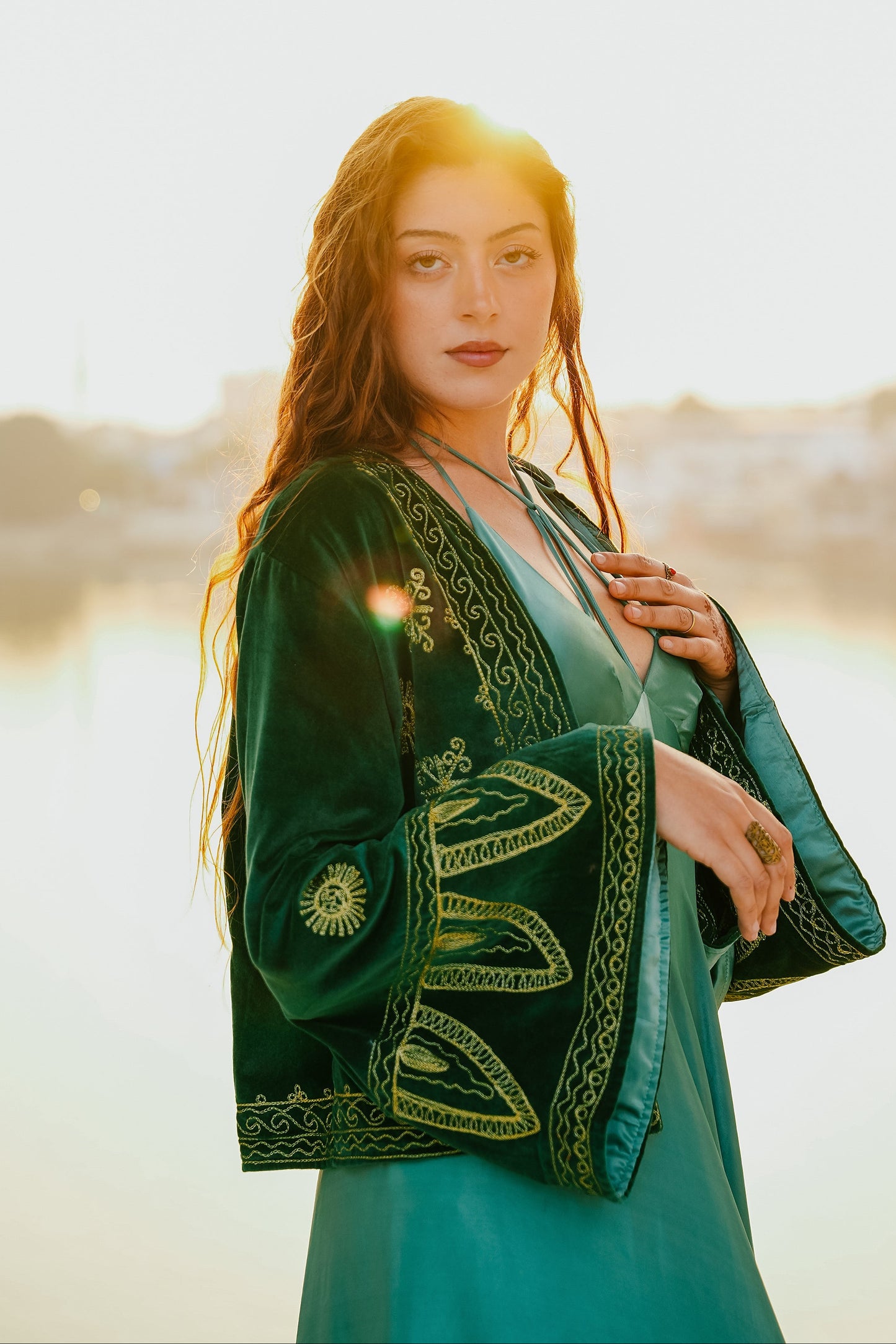 Indian Summer jacket Emerald