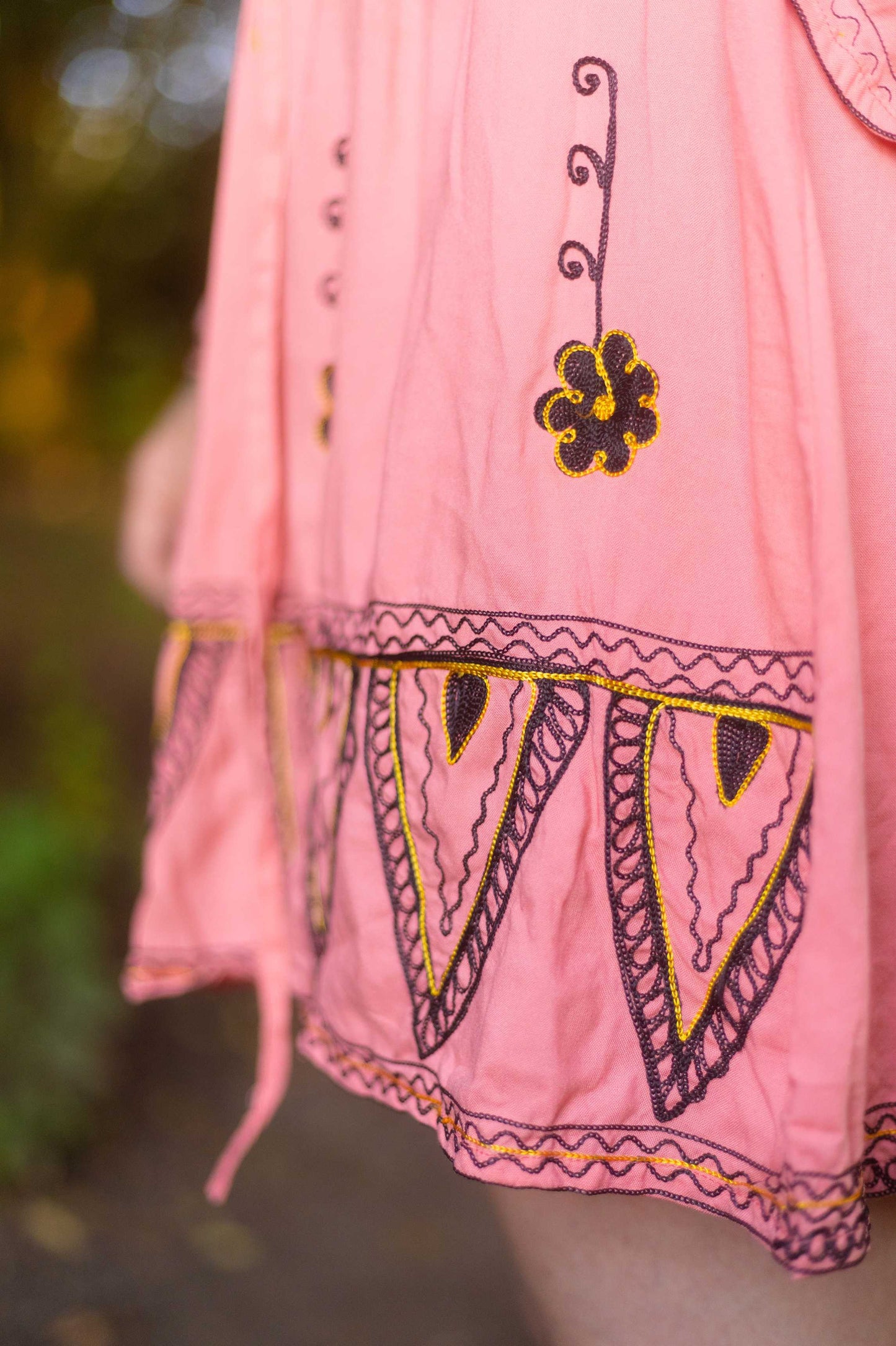 Sunflower dress | festival dress | embroidered |