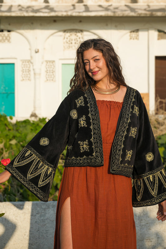 Indian Summer Samtjacke