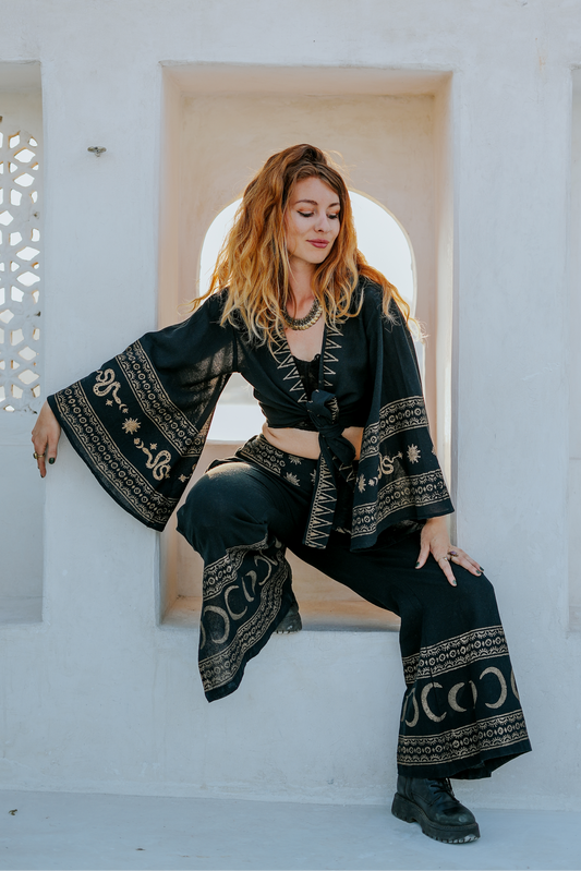 Serpentina-Kombiset mit Hose | Festival-Koordinaten | Zeremonie-Outfit