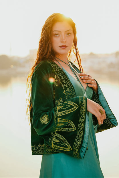 Indian Summer jacket Emerald