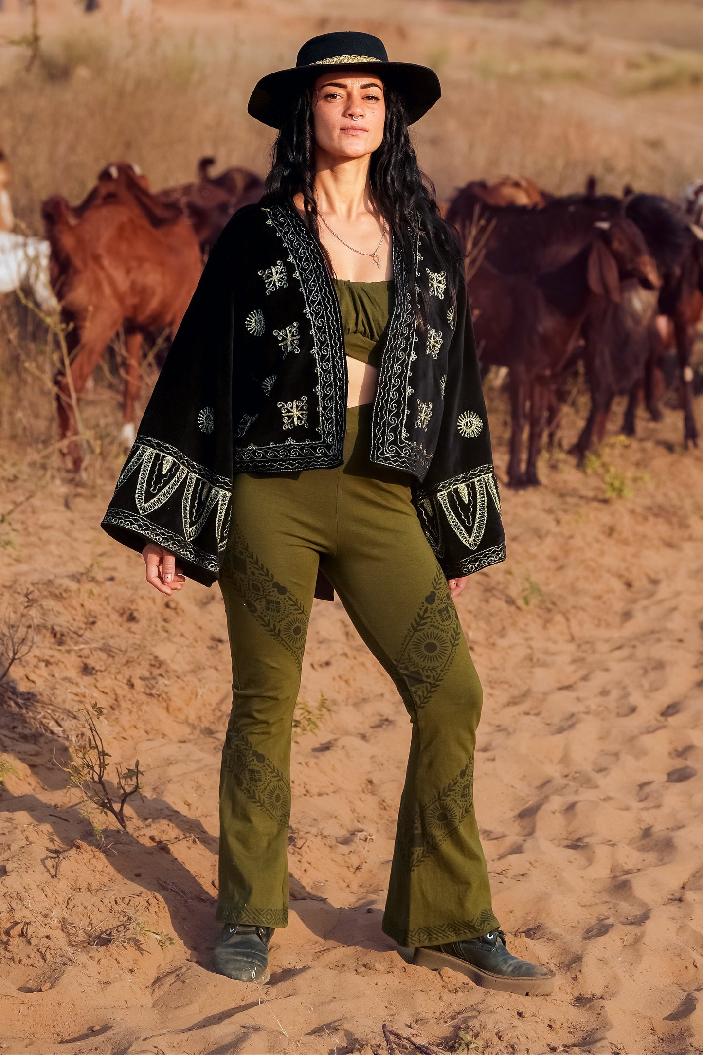 Indian Summer Samtjacke
