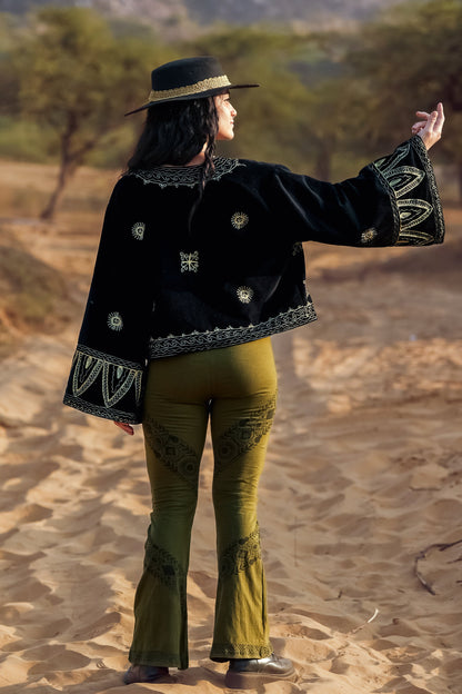 Indian Summer Samtjacke