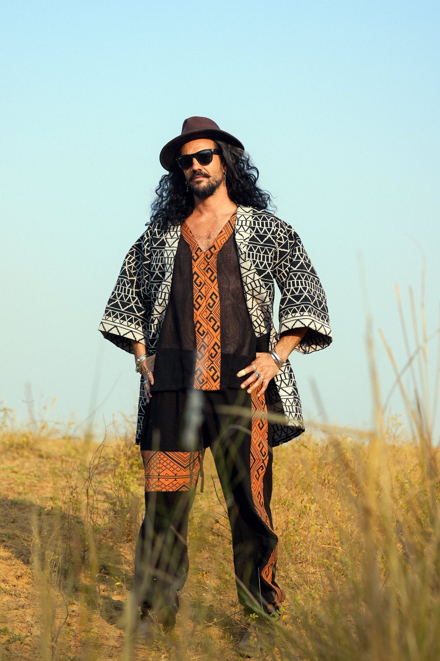 Zahir Jacket Unisex Bohemian Festival Jacket