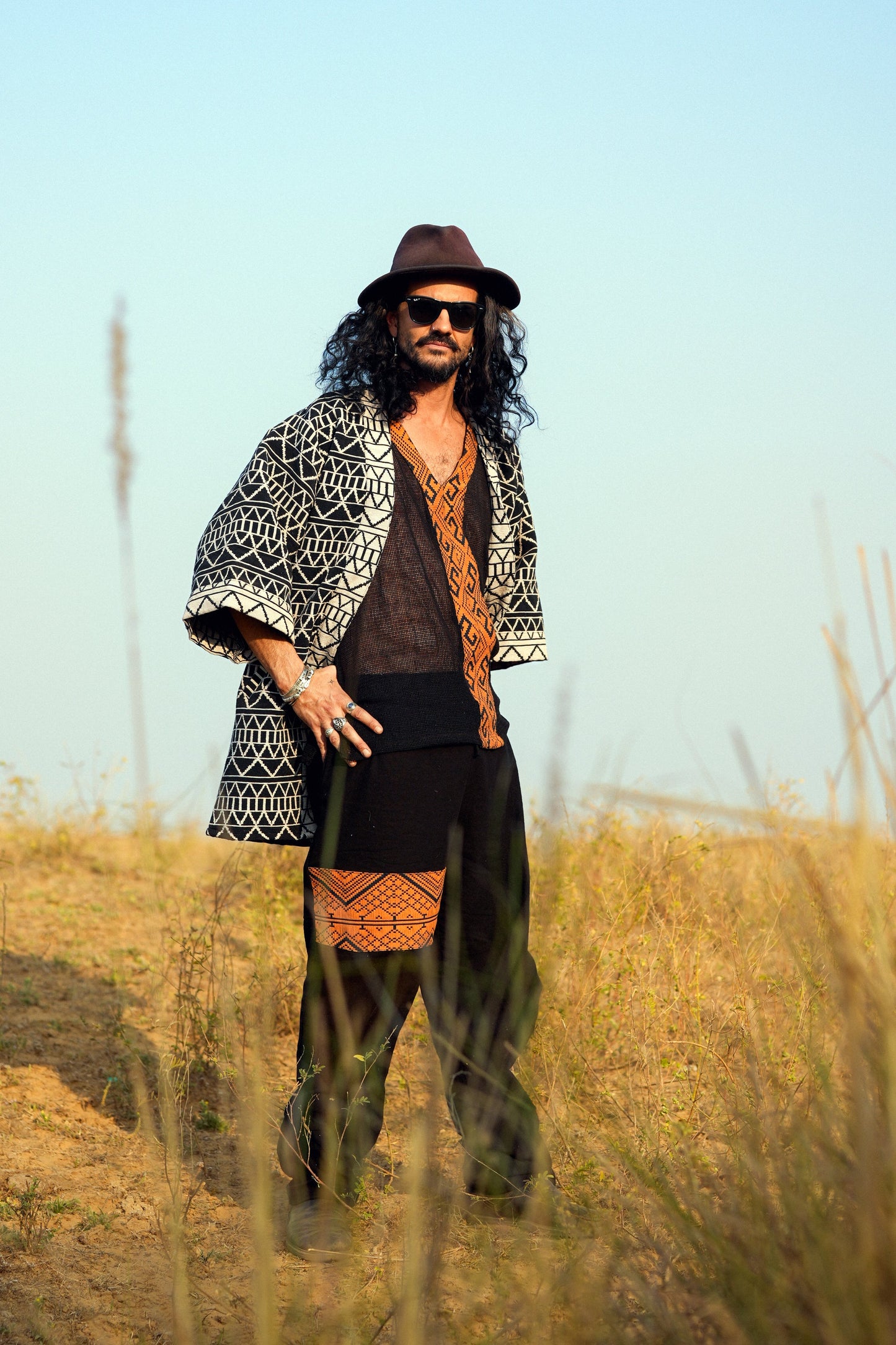 Zahir Jacket Unisex Bohemian Festival Jacket