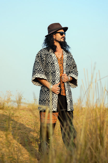 Zahir Jacket Unisex Bohemian Festival Jacket
