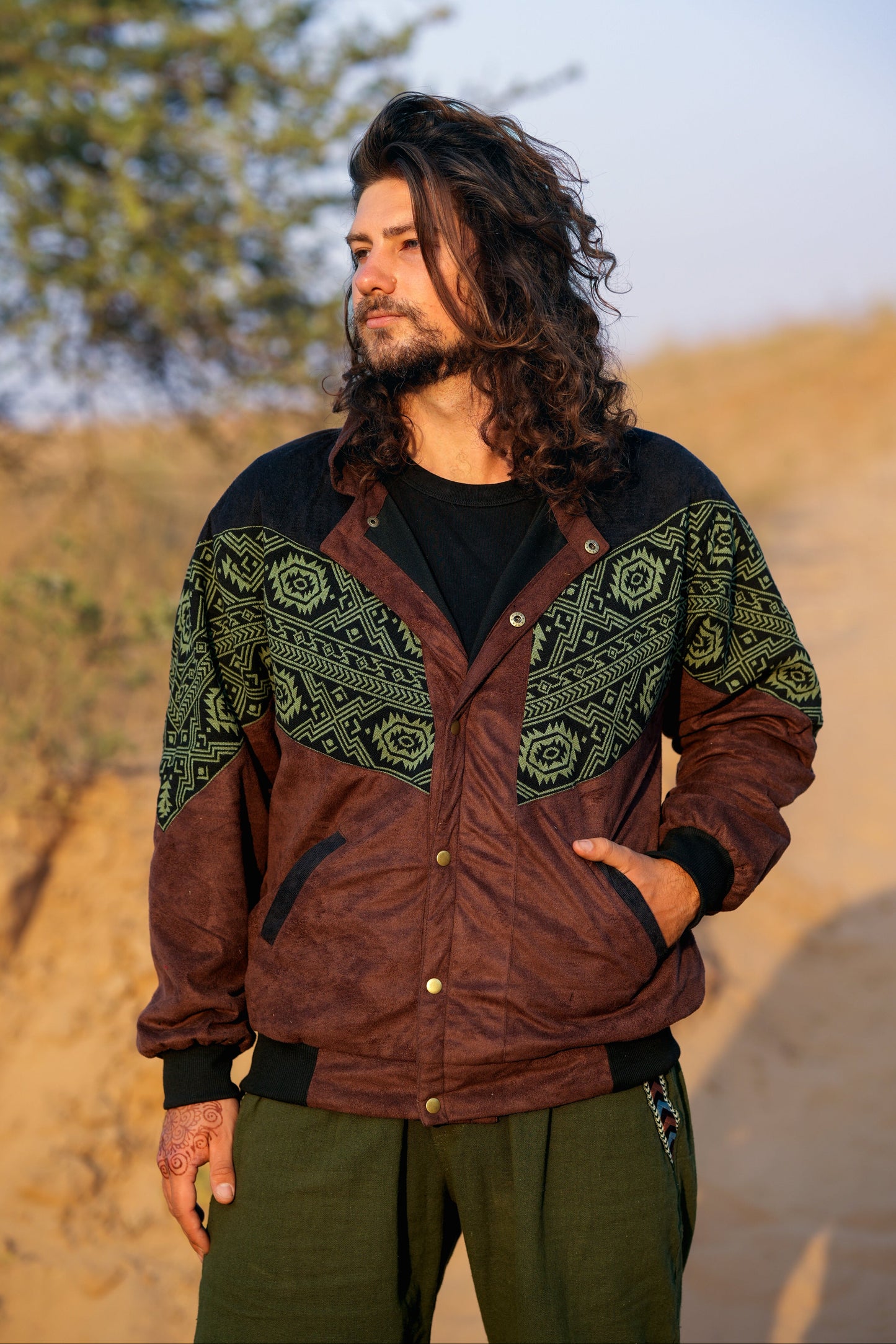 Aranya jacket- Unisex Aztec festival jas