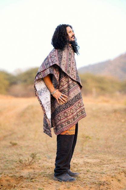 Aravalli Shawl – Bohemian Festival Omslagdoek met Franjes